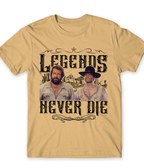 Legends never die - Bud and Terence Bud Spencer Póló - Színészek
