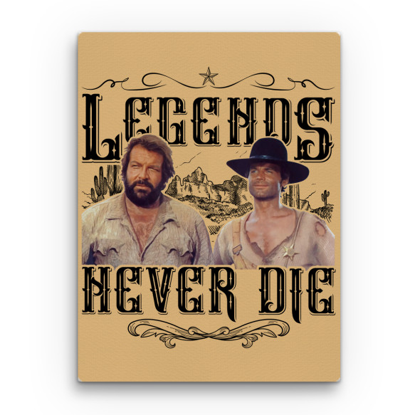 Legends never die - Bud and Terence Bud Spencer Vászonkép - Színészek