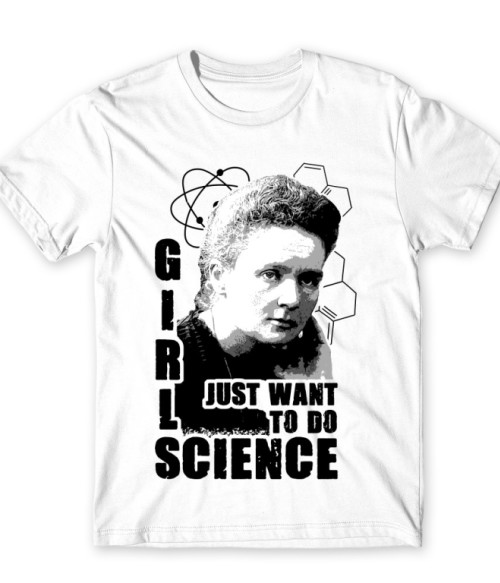 Gils just want to do science Tudományos Férfi Póló - Tudományos