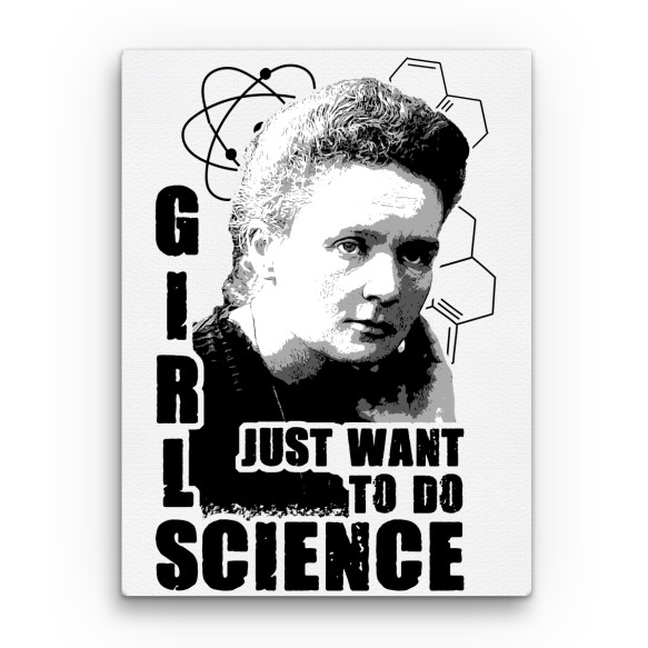 Gils just want to do science Tudományos Vászonkép - Tudományos
