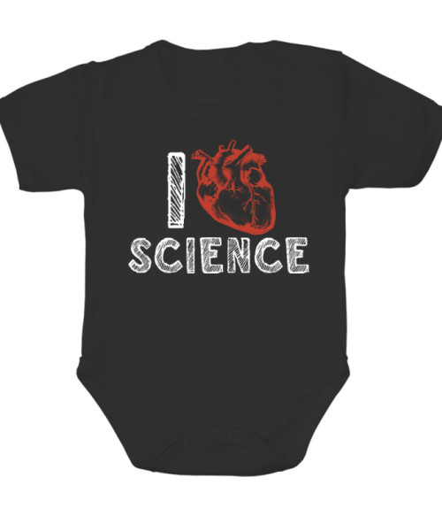 I love science - human heart Tudományos Baba Body - Tudományos