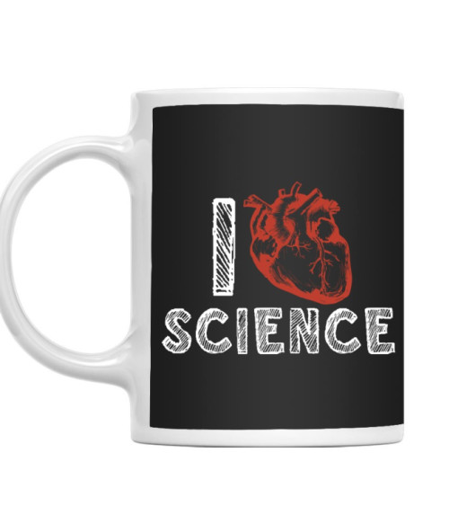 I love science - human heart Tudományos Bögre - Tudományos