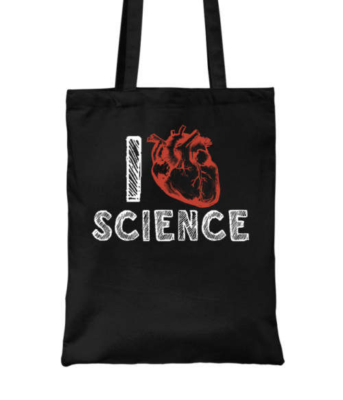 I love science - human heart Tudományos Táska - Tudományos