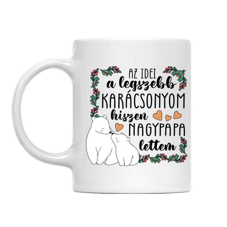 A legszebb karácsony - nagypapa - Bögre