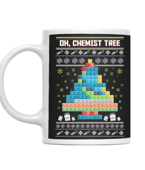 Oh chemist tree - Ugly sweater Tudományos Bögre - Tudományos