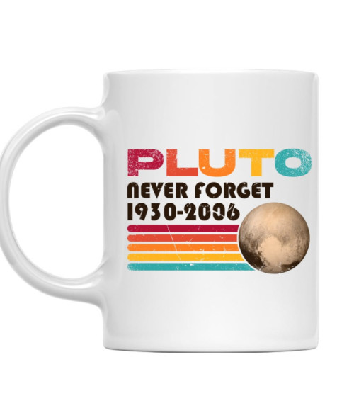 Pluto - Never Forget Tudományos Bögre - Tudományos