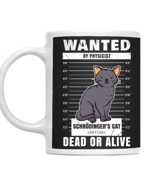 Wanted - Schrödinger's Cat Tudományos Bögre - Tudományos