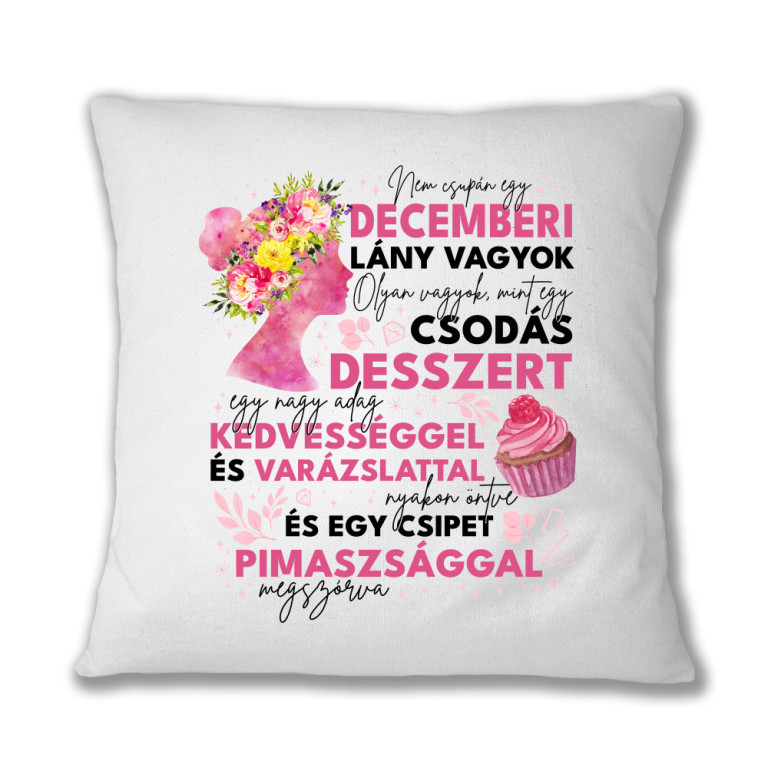 Csodás desszert - December - Párnahuzat
