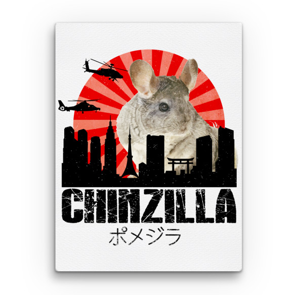 Chinzilla Csincsilla Vászonkép - Csincsilla