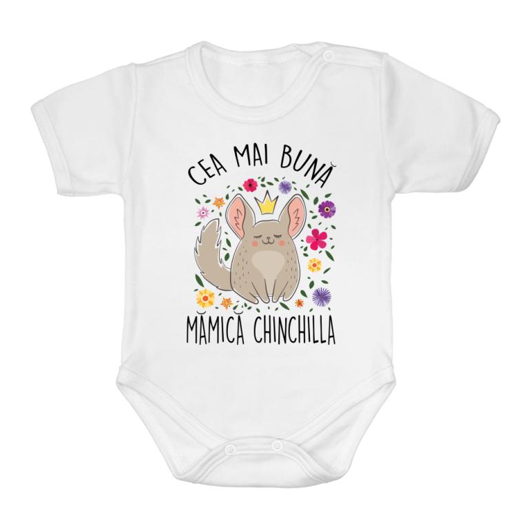 Mămică chinchilla - Body bebeluș