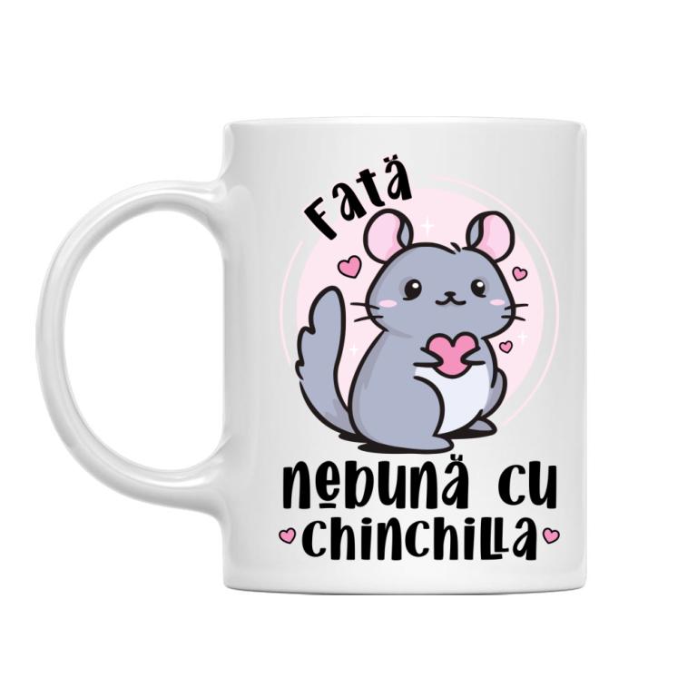 Fată nebună cu chinchilla - Cană