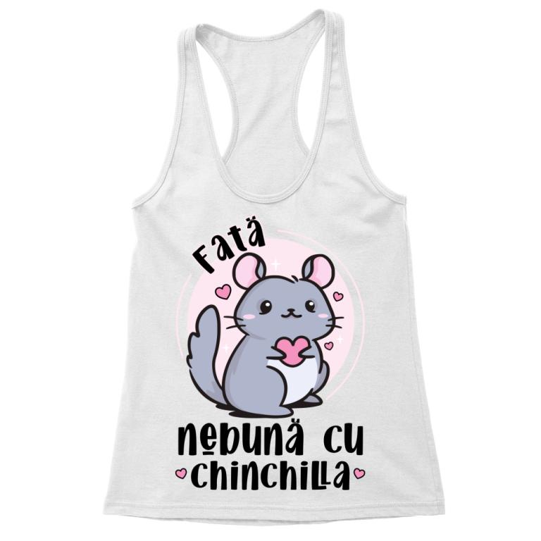 Fată nebună cu chinchilla - Tricou pentru femei