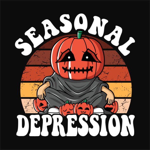 Seasonal depression pumpkin Szezonális depresszió Szezonális depresszió Szezonális depresszió Pólók, Pulóverek, Bögrék - Szezonális depresszió