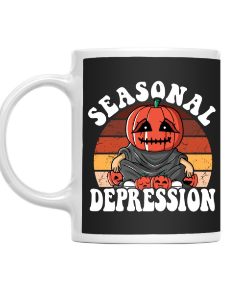 Seasonal depression pumpkin Szezonális depresszió Bögre - Szezonális depresszió