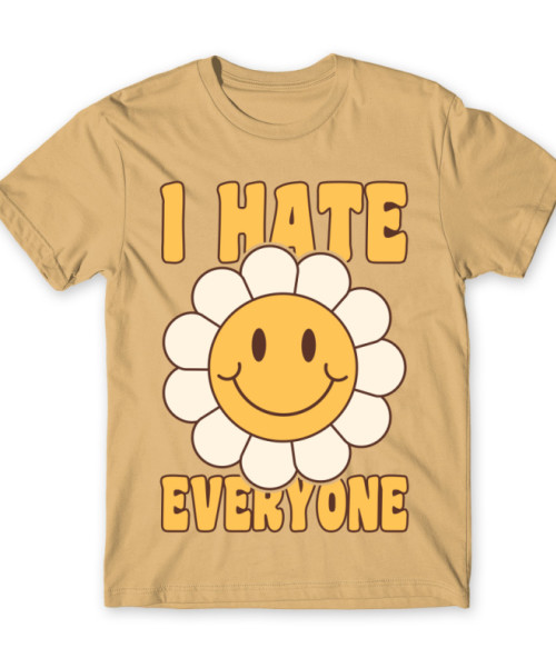 I hate everyone - Groovy Antiszociális Póló - Személyiség