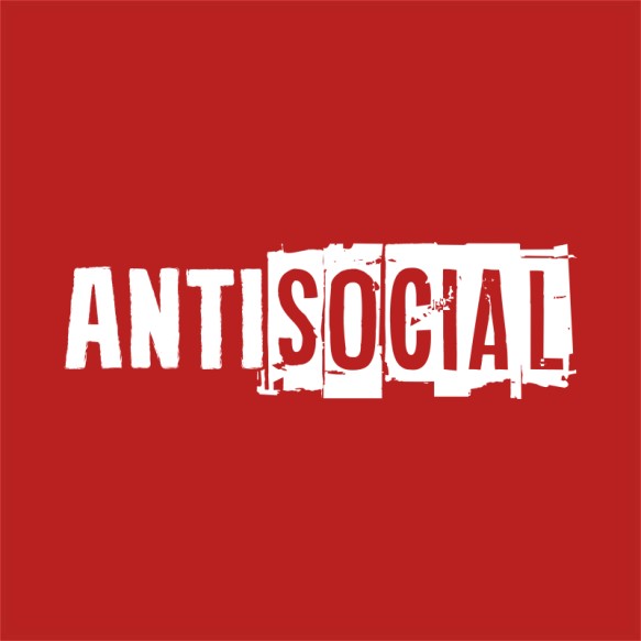 Antisocial stripe Antiszociális Antiszociális Antiszociális Pólók, Pulóverek, Bögrék - Személyiség