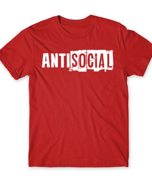 Antisocial stripe Antiszociális Póló - Személyiség