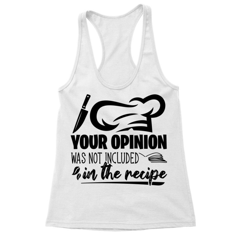Your opinion wasn't included in the recipe