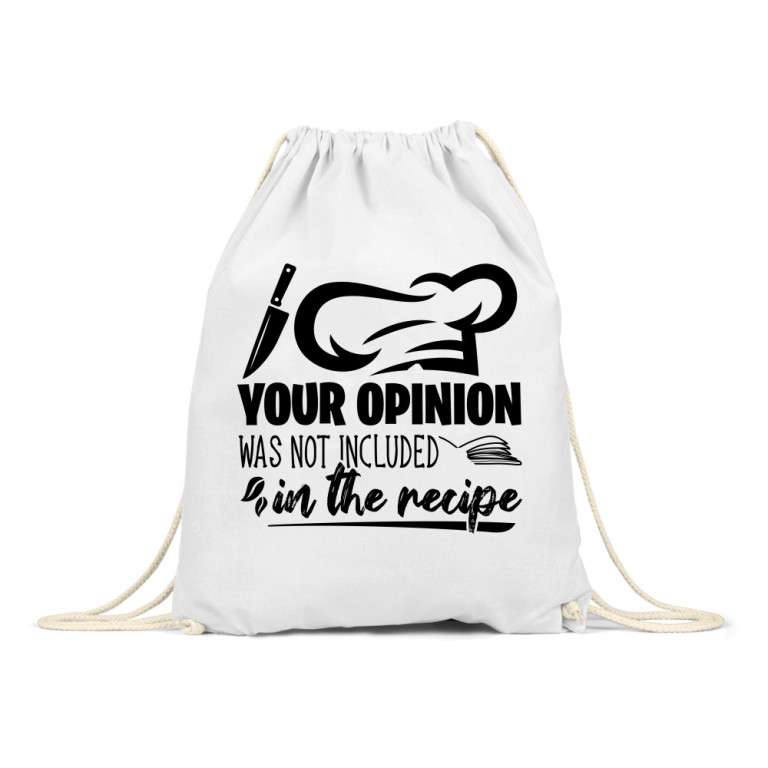 Your opinion wasn't included in the recipe