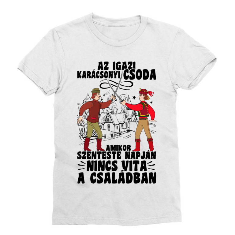 Az igazi karácsonyi csoda - Férfi Testhezálló Póló