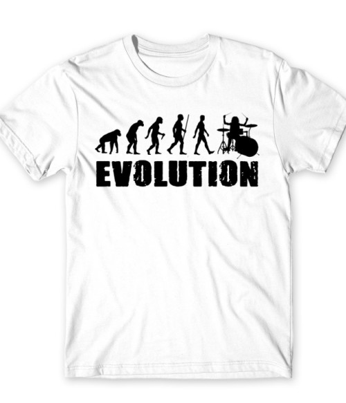 Evolution - Drum Dob Férfi Póló - Zene