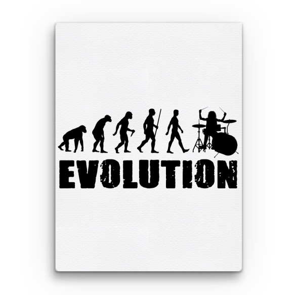 Evolution - Drum Dob Vászonkép - Zene