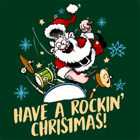 Have a rockin' christmas Dob Pólók, Pulóverek, Bögrék - Zene