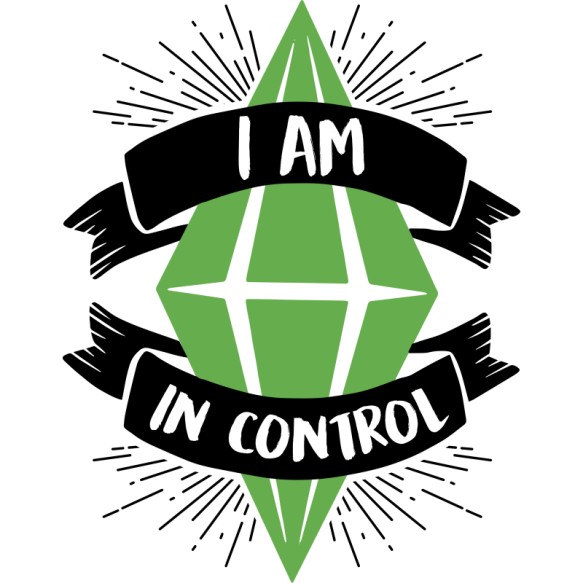 I am in control The Sims Pólók, Pulóverek, Bögrék - The Sims