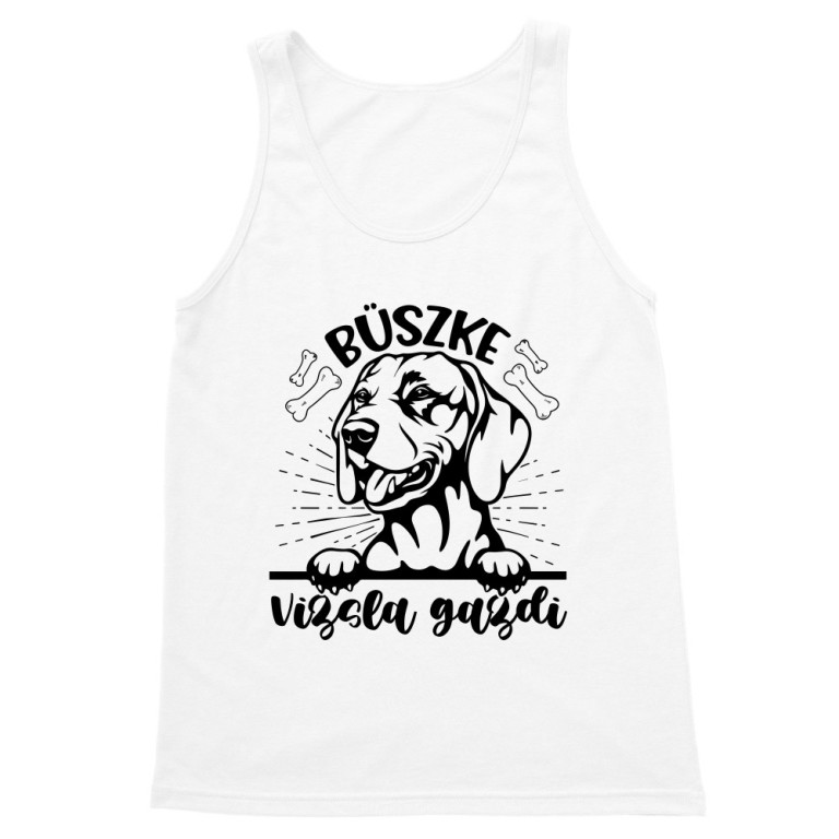 Büszke vizsla gazdi