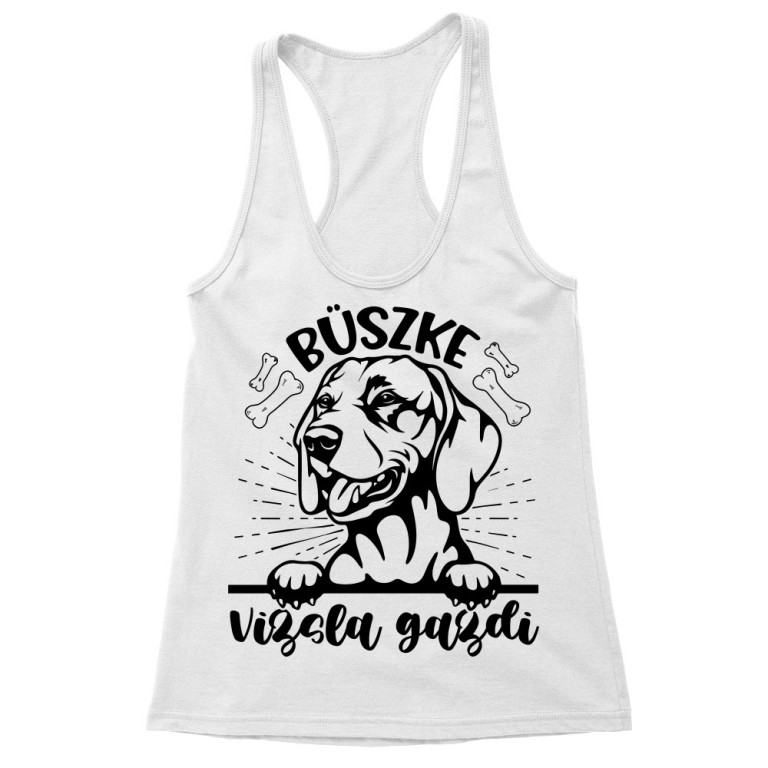 Büszke vizsla gazdi
