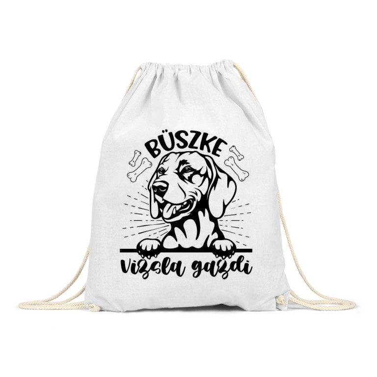 Büszke vizsla gazdi