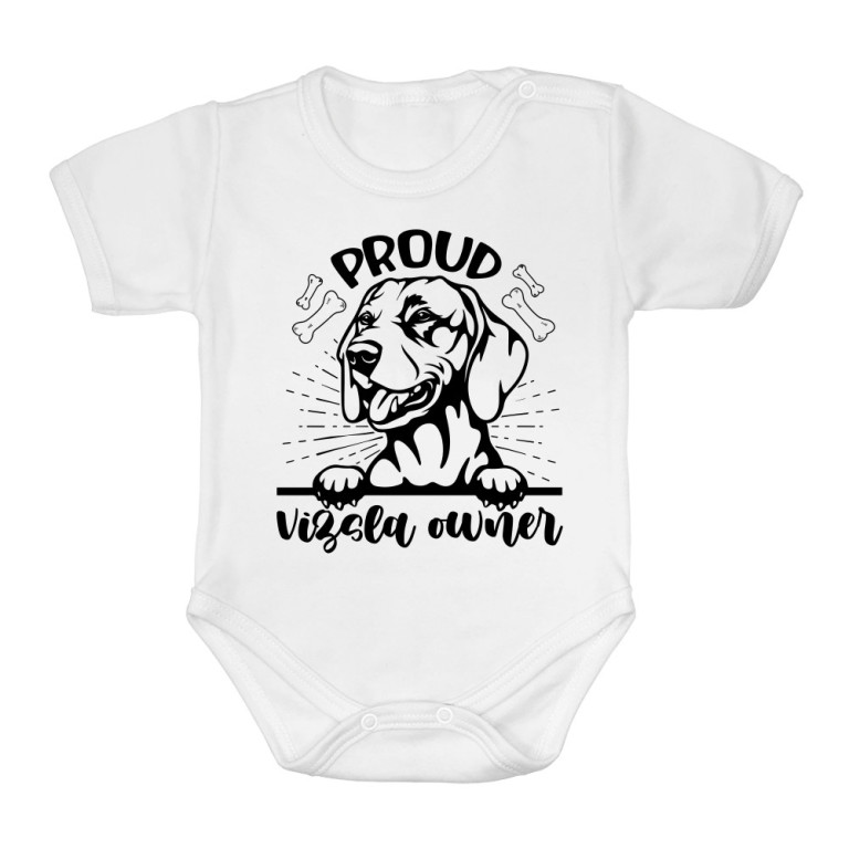 Proud vizsla owner