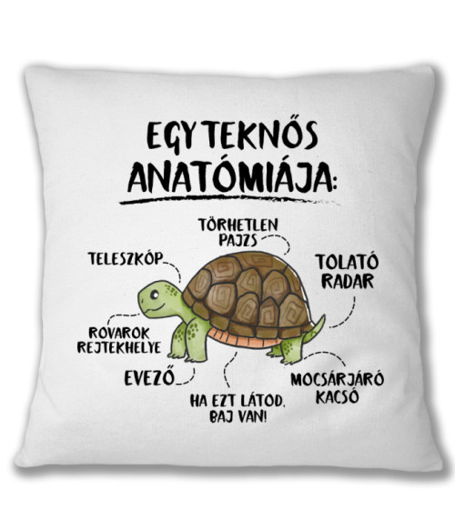 Egy teknős anatómiája Teknős Párnahuzat - Teknős