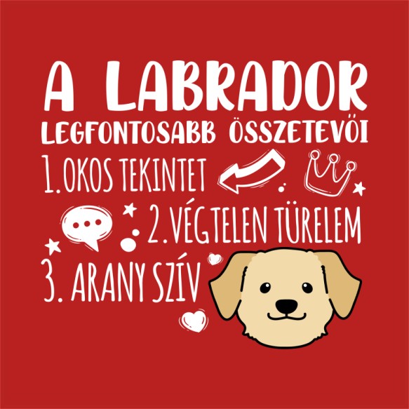 Labrador összetevők Labrador Retriever Pólók, Pulóverek, Bögrék - Labrador Retriever