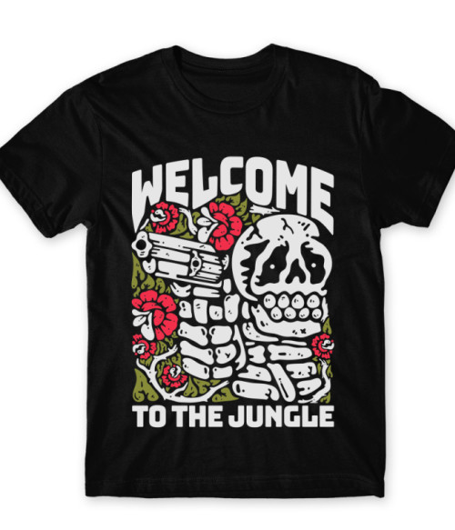 Welcome to the jungle Guns N' Roses Férfi Póló - Rocker