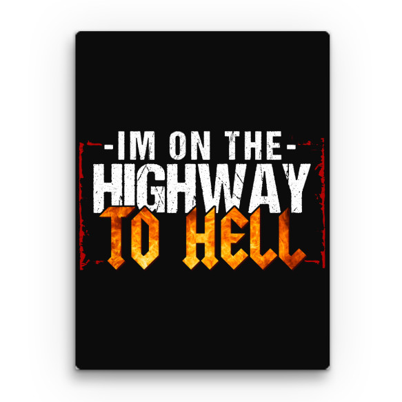 Highway to hell Rocker Vászonkép - Rocker