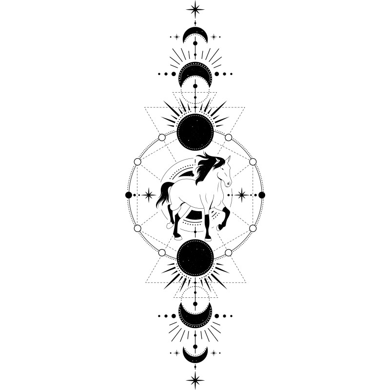 Horse - Moon Phases