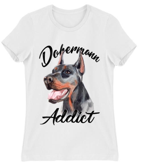 Dobermann Addict Dobermann Női Póló - Kutyás