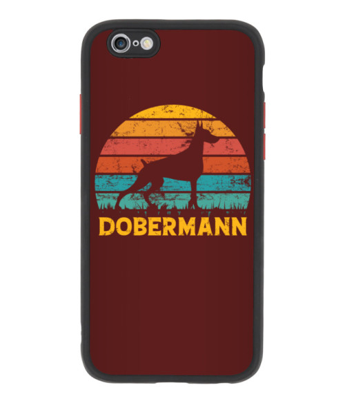 Dobermann retro Dobermann Telefontok - Kutyás