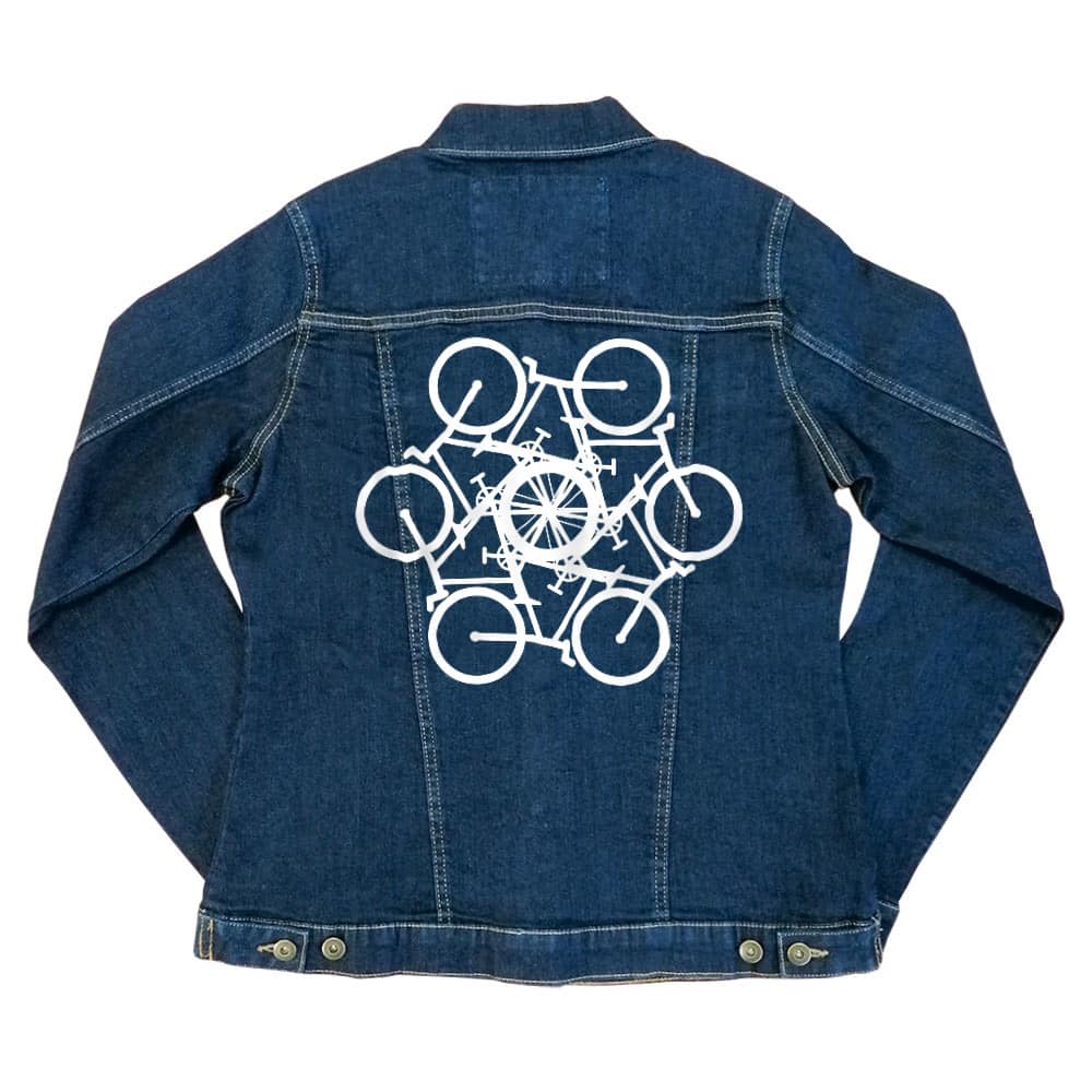 Bicycle mandala Női Farmerkabát