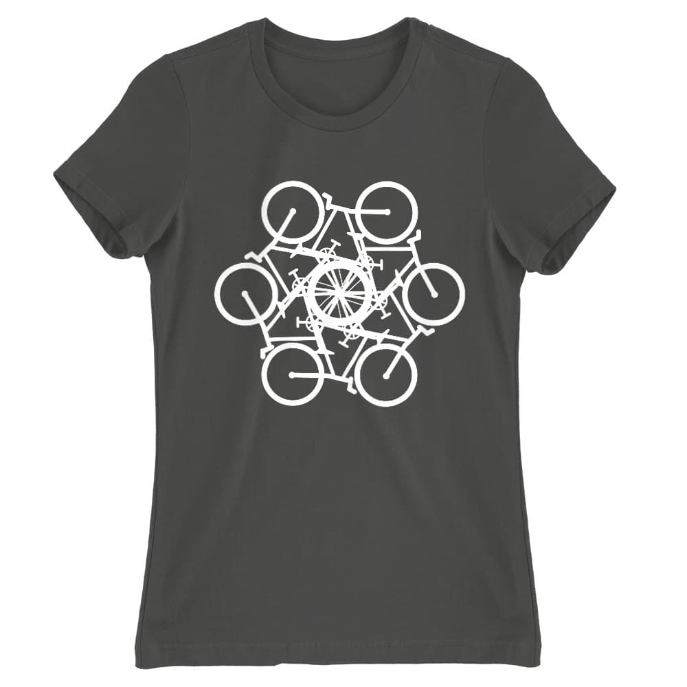 Bicycle mandala Női Póló