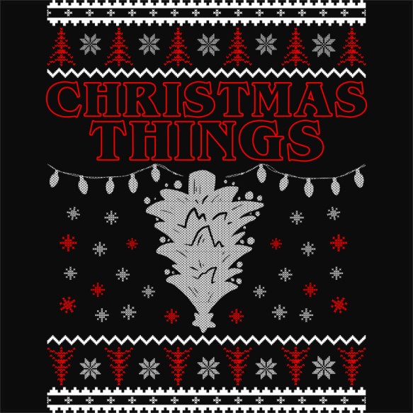 Christmas things sweater Stranger Things Stranger Things Stranger Things Pólók, Pulóverek, Bögrék - Stranger Things