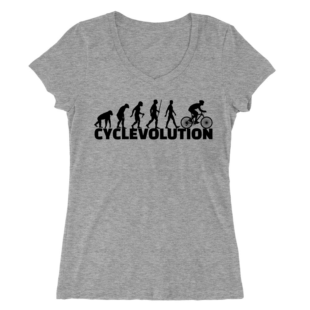 Cyclevolution Női V-nyakú Póló