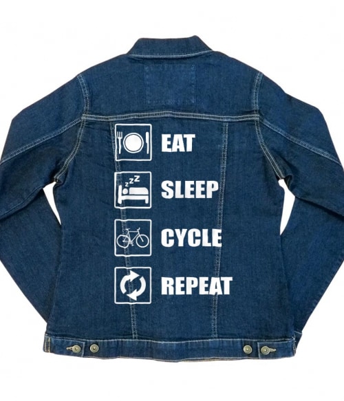 Eat sleep repeat cycle Póló - Ha Hobby rajongó ezeket a pólókat tuti imádni fogod!