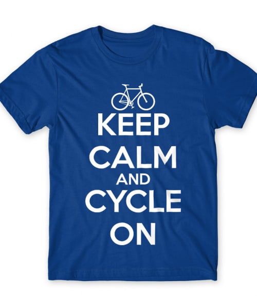 Keep calm and cycle on Biciklis Póló - Szabadidő
