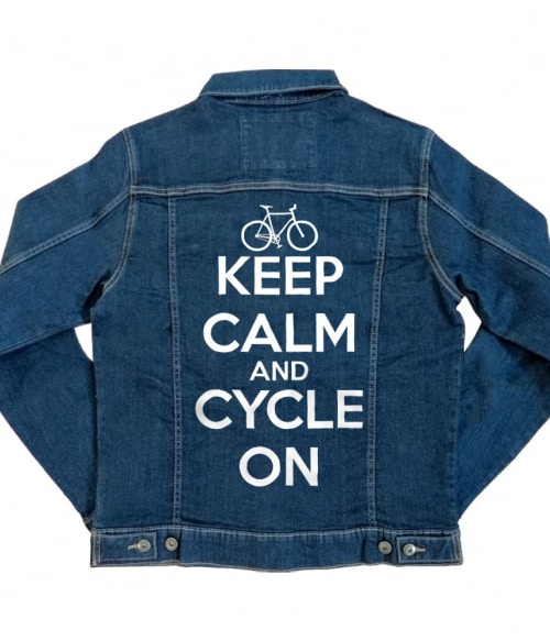 Keep calm and cycle on Biciklis Kabát - Szabadidő