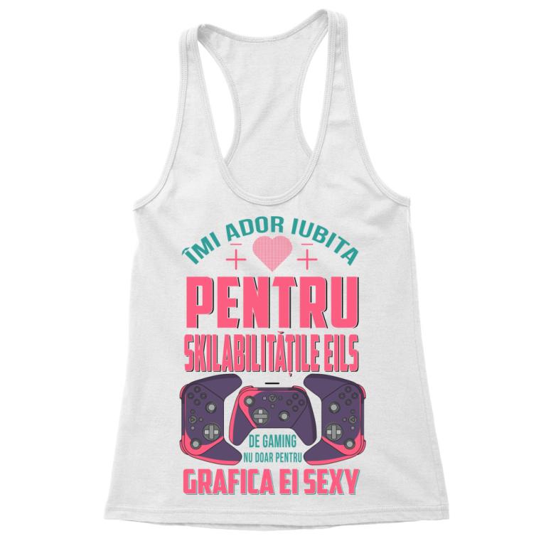 Îmi ador iubita - Gamer - Tricou pentru femei