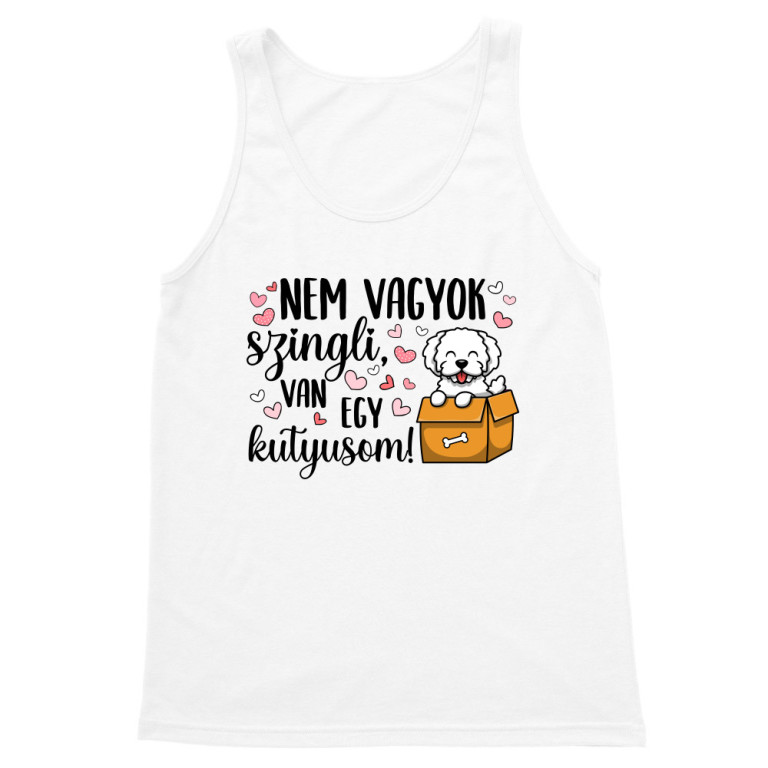 Nem vagyok szingli - kutya - Férfi Trikó