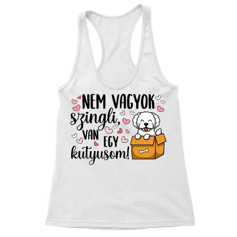 Nem vagyok szingli - kutya - Női Trikó