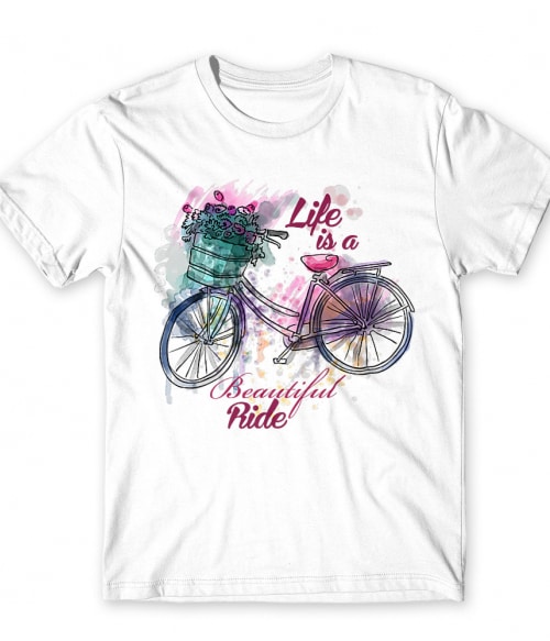 Life is a beautiful ride Biciklis Póló - Szabadidő